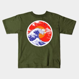 Sunset and Wave Kids T-Shirt